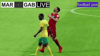 بث مباشر مباراة المغرب والجابون Morocco vs Gabón live streaming ⚽ محاكاة لعبة فديو بيس2021 [upl. by Aikym]