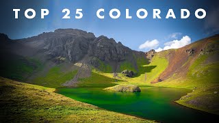 TOP 25 HIKES amp PLACES TO VISIT IN COLORADO [upl. by Llerihs]