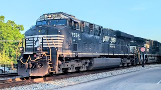 Later than I spoke Northbound NS mixed manifest on track one is crossing Sharon Avenue [upl. by Eldin]