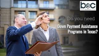 Down Payment Assistance Programs in Texas [upl. by Abijah]