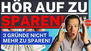 Hier macht SPAREN keinen Sinn mehr 3 Gründe mit dem SPAREN aufzuhören Minimalismus im Alltag [upl. by Yttig]