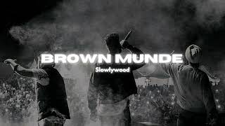 Brown Munde  AP Dhillon Slowed Reverb [upl. by Jarl455]