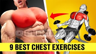 9 Effective Exercises To Build a Massive Chest [upl. by Palecek900]