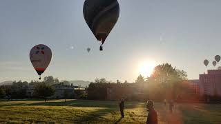 rasant unterwegs  ch meisterschaft heissluftballon in gossau [upl. by Drusie]