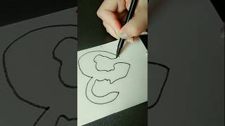 Line art drawing satisfying drawing [upl. by Yadroc558]