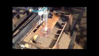 Pantografo MESA DE OXICORTE o PLASMA MACH3 CNC [upl. by Nnylesor260]