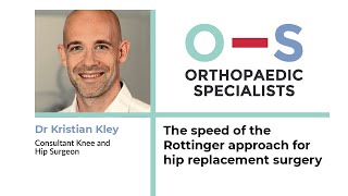 The speed of the Rottinger approach for hip replacement surgery [upl. by Marcin]