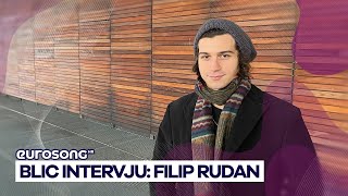 Blic intervju Filip Rudan  eurosonghr [upl. by Nothgiel864]