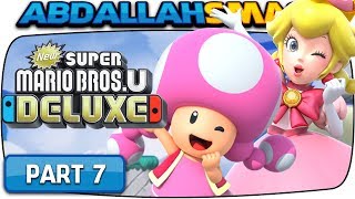 New Super Mario Bros U Deluxe  Meringue Clouds 100 Walkthrough Part 7 Nintendo Switch [upl. by Alver782]