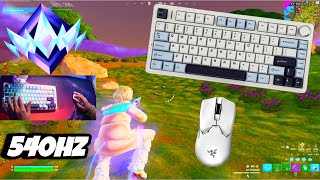 Aula F75 ASMR🤩 Unreal Ranked 💰 Satisfying Keyboard Fortnite 540 FPS Smooth 4K [upl. by Enela]