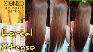 LOREAL OleoShape Smoothening Rebonding Step By Step Tutorial [upl. by Drof]