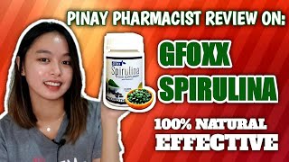 PINAY PHARMACIST REAL REVIEW ON GFOXX SPIRULINA  MGA BENEPISYONG DULOT NITO SATIN  Maureen Salazar [upl. by Therron]