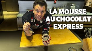 RECETTE DE NORBERT  LA MOUSSE AU CHOCOLAT EXPRESS ET CROQUANTE [upl. by Johppah]