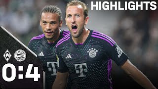 Kane makes perfect debut  Werder Bremen vs FC Bayern 04  Bundesliga Highlights [upl. by Attolrac]