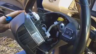 How to remove steering wheel  AIRBAG VW Caddy 2  Amarok  Touran 2 [upl. by Kally159]