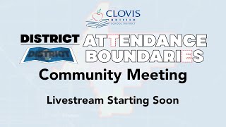 District Attendance Boundaries Community Meeting at Clovis East High School [upl. by Bloom865]