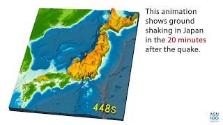 How Japan shook during a 2013 earthquake [upl. by Wollis]