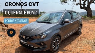 Pontos Negativos Fiat Cronos Precision 13 CVT 20232023 l Teste de Longa Duração [upl. by Prosper]