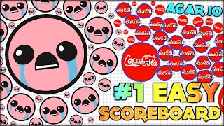 SIMON STARTED CRYING AND I GOT 1 ON THE AGARIO SCOREBOARD EASY Agario 72 [upl. by Lrub]