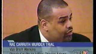 3 Rae Carruth Trial Testimony of Van Brett Watkins [upl. by Aiak]