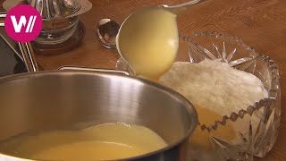 Welfenspeise  Dessertcreme mit Weinschaum Rezept su [upl. by Serrell]