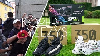 Haffa guzz med fans Köper 2 nya Yeezys [upl. by Jerroll248]