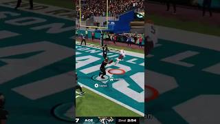 Just another 100 yard int return 😴🏈 shorts gaming nfl madden25 gamer [upl. by Oilicec]