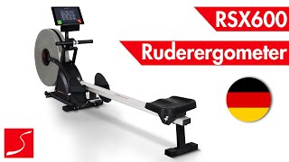 Sportstech RSX600  ProfiRudergerät mit 16 fachem Luftund Magnetbremssystem [upl. by Anecuza]