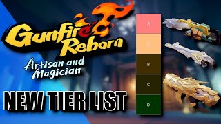 GUNFIRE REBORN THE BEST NEW WEAPON TIER LIST [upl. by Fachanan]