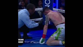 Edgar Berlanga Takes Out Padraig McCrory 🧨 [upl. by Keemahs454]