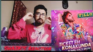 Ticket Eh Konakunda Lyrical Song  Tillu Square  Siddu Anupama  Reaction [upl. by Aeirdna]