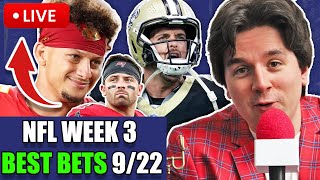 NFL WINNERS  Best Bets Parlays Predictions  Picks Today Sunday September 22nd  HTP Ep18 [upl. by Neirbo210]