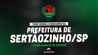 CONCURSO SERTÃOZINHO SP PLANEJAMENTO DE ESTUDOS [upl. by Karna]