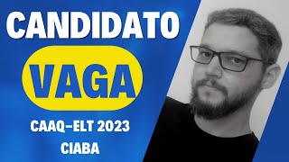 Candidato Vaga CAAQELT 2023 CIABA Eletricista Marítimo [upl. by Mcmath]