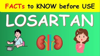 Losartan potassium 50 mg  What You should KNOW before Use [upl. by Nnailuj]