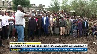 President William Ruto visits Kiamaiko and Mathare in Nairobi [upl. by Rasure]