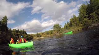 Canoeing the River Spey Knockandoo Rapids [upl. by Arlette916]