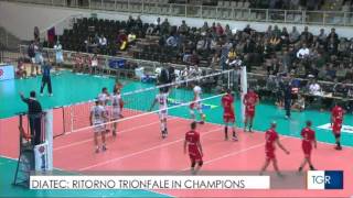 Dal TG3 Regionale ritorno trionfale in CEV Champions League [upl. by Anaoy]