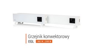 Energooszczędne grzejniki konwektorowe Warmtec z serii EGL [upl. by Selia]