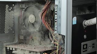 Deep Cleaning Very Dirty PC  Insanely Satisfying PC Transformation [upl. by Vale]