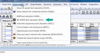 PSS®E Tutorial 3  Short Circuit Module [upl. by Modeste593]