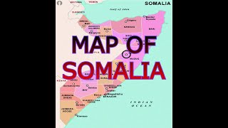 MAP OF SOMALIA [upl. by Inglebert823]