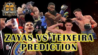 PREDICTION XANDER ZAYAS VS PATRICK TEIXEIRA PREVIEW [upl. by Halilad880]