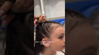 Tuto 2 tresses collées  Roxanne et son élève [upl. by Edrahc]