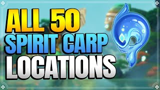 All 50 Spirit Carp Locations 【Genshin Impact】 [upl. by Carmen]