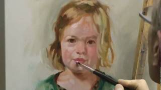 Learn how to paint a portrait portrait painting demo by ben lustenhouwer [upl. by Enitsirhc929]