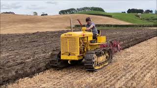 Cletrac Oliver Ploughing [upl. by Nosdivad]