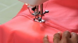 How to Sew a Flat Felled Seam  Sewing Machine [upl. by Chase955]