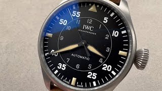 IWC Big Pilots Watch Spitfire IW329701 IWC Watch Review [upl. by Severn]