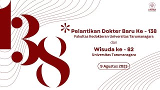 Pelantikan Dokter Baru ke138 dan Wisuda ke82 Universitas Tarumanagara  9 Agustus 2023 [upl. by Delastre]